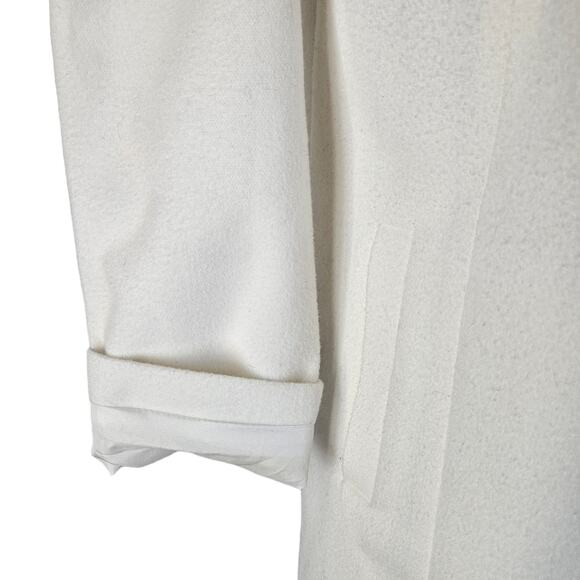 Jack By Bb Dakota Jackets & Coats White Mid Calf Lighter Weight Jacket Size L - Picture 5 of 16